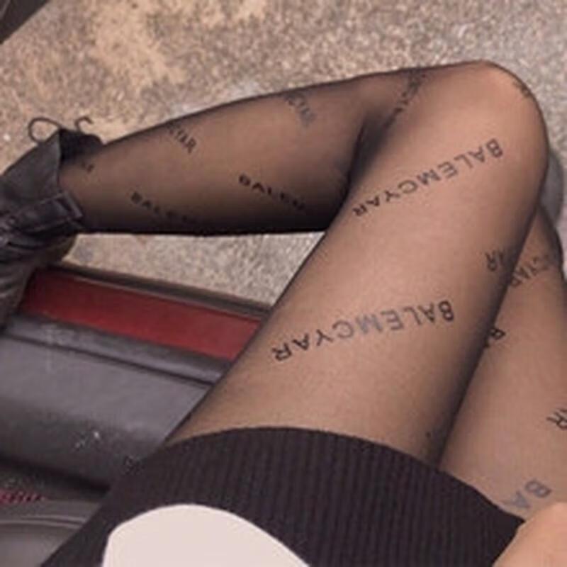 Сексуальные прозрачные черные колготки Miling