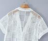 2025 Spring Women's European & American Style Casual Beach Cover-up Shirt