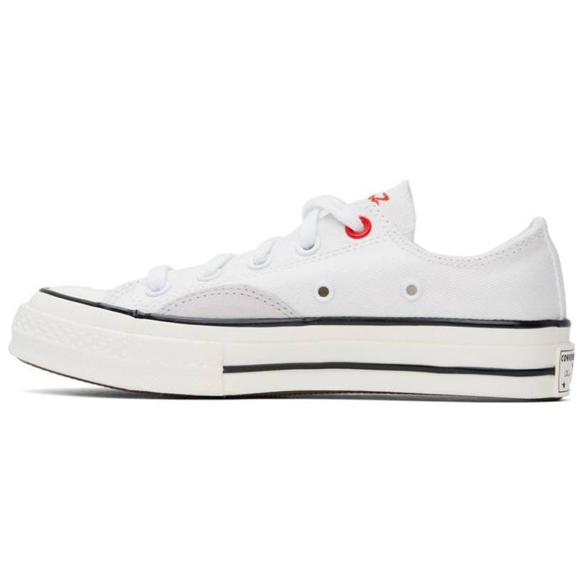 

Converse Chuck 70 Замшевые Удобные Универсальные Нескользящие Амортизирующие Низкие Кеды для Скейтборда Унисекс Кеды Белый A06550C 37