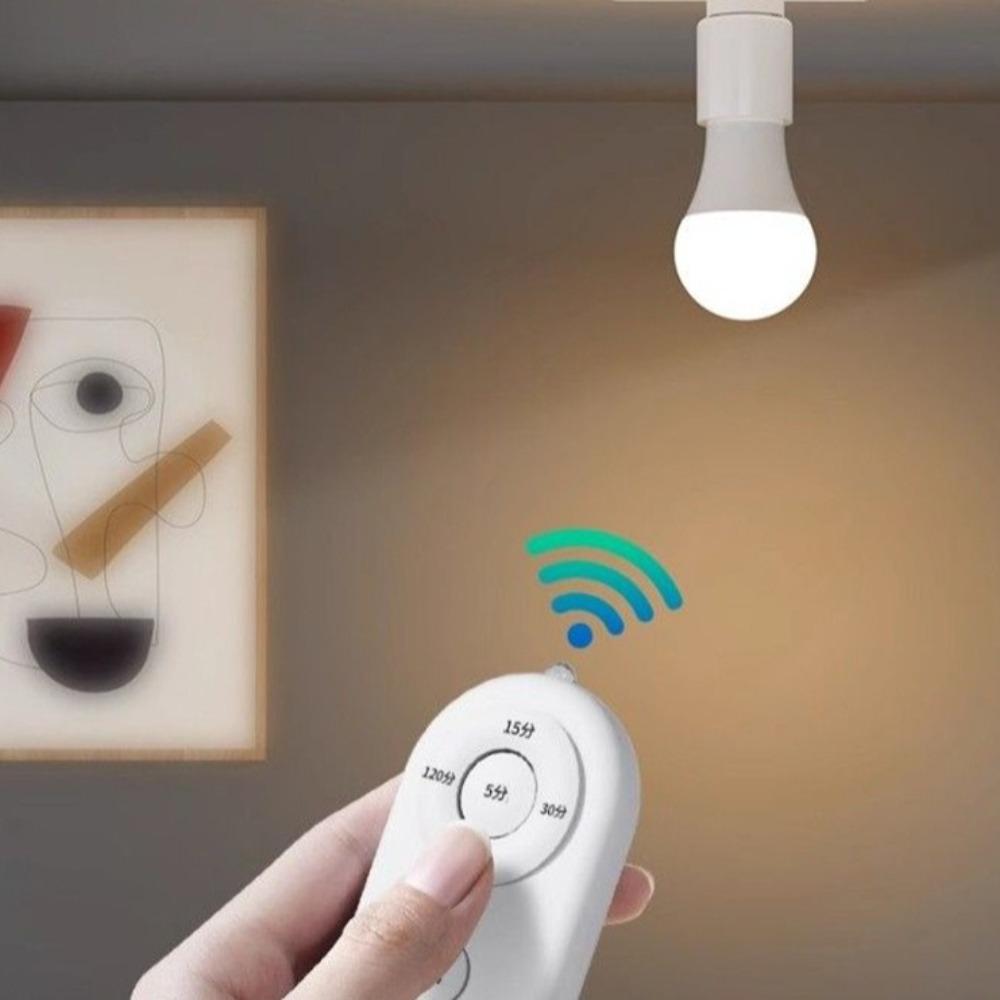 Bază Lampă E27 Telecomandă Wireless Smart Suport Bec Nou Comutator Smart cu Temporizator Suport Lampă