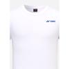 YONEX 259Tr005M White Men'S Logo Slogan Short Sleeve T-Shirt