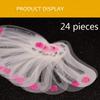 24 Pz/set Attrezzi per governare Sopracciglio Stencil Kit Strumenti di Trucco FAI DA TE Bellezza Sopracciglio Template Stencil Per Le Donne Strumenti di Bellezza