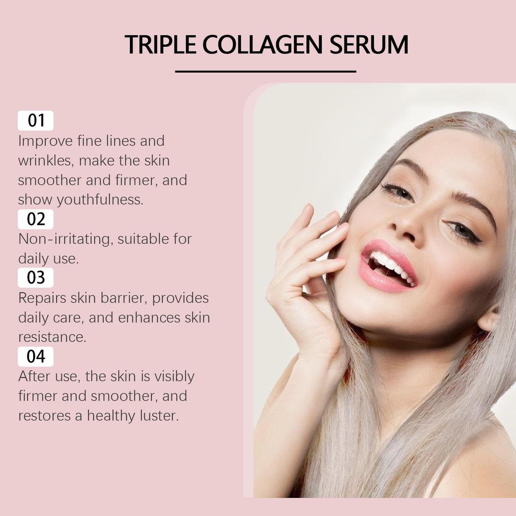 HOYGI Collagen Face Serum Increase Elasticity Lifting Firming Brightening Fade Fine Line Repair Skin Barrier Smoothing Skin Care