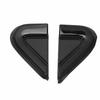 2 piezas de moldura de esquina para espejo retrovisor de puerta delantera izquierda y derecha 68083131AD, moldura de panel de protección negra