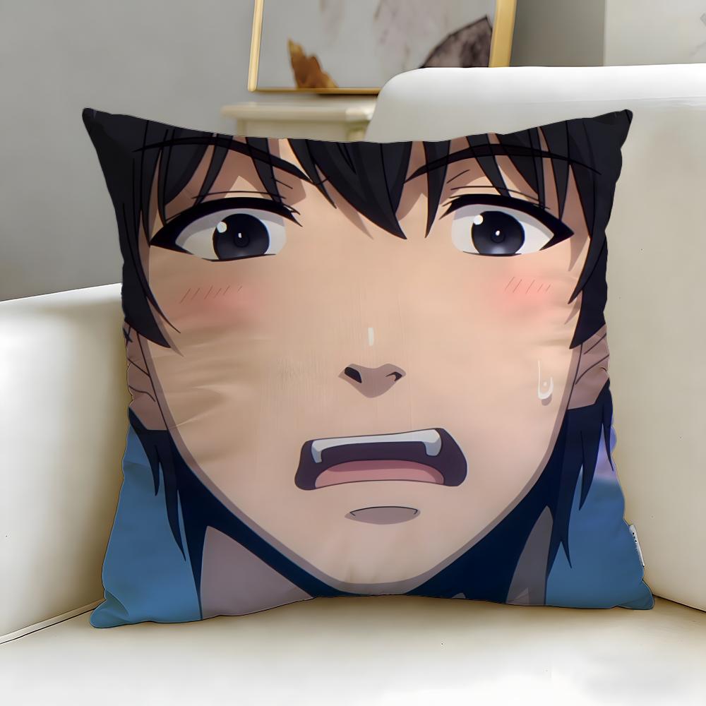 

anime Darwins Game Cushion Cover Soft EasyWash Pillow Case Versatile for Couch Bed Travel and Office 30X30cm