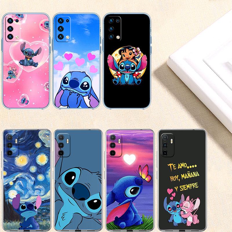 Cartoon Stitch Durchsichtige Handyhülle für Motorola Moto G10 G20 G30 G31 G32 G34 G35 G41 G42 G50 G51 G52 G55 G60 G60S