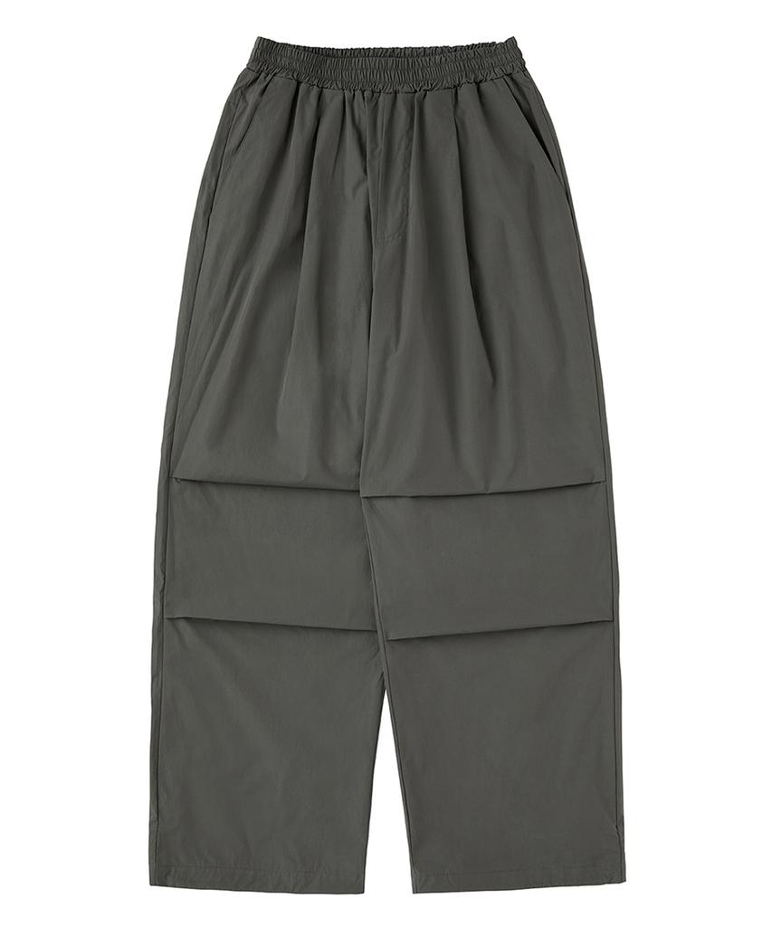 Urban Age [2Pack] Waterproof One-Pleat Parachute Wide Pants (3 Colors) (Type C)
