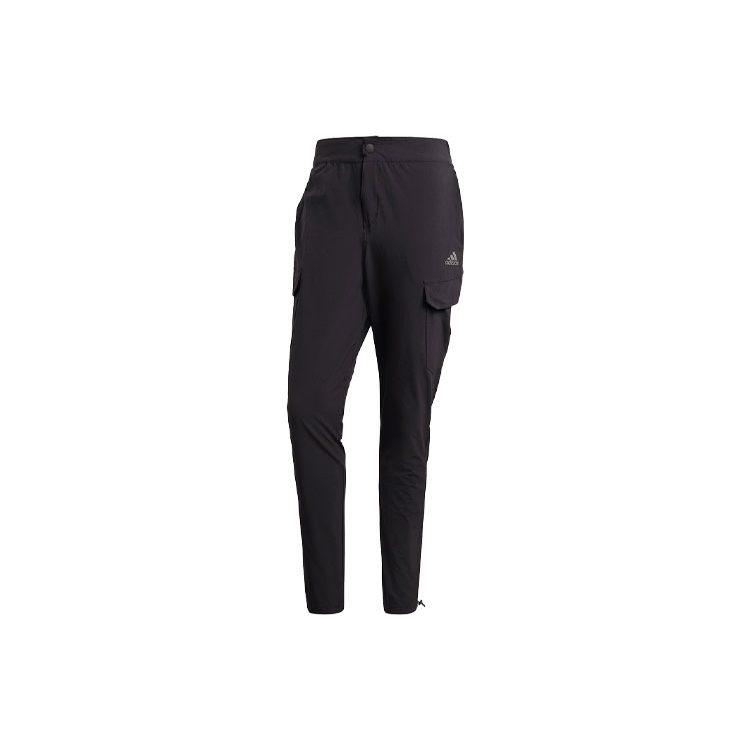 adidas Pantaloni Cargo da Uomo Neri Moderati GJ2858