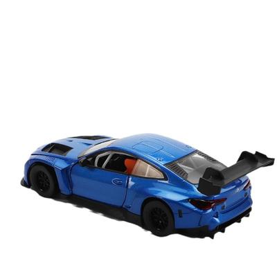 1-32 BMW M4GT3 Symulacja Stop Metalowy Samochód Wyścigowy Sportowy Samochód Dźwięk i Światło Zabawki dla Dzieci