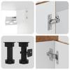 11 Piece Kitchen Cabinet Set Kalmar Rustic Wood Look Particleboard