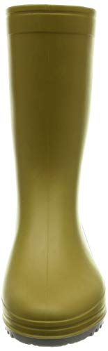 Asahi R307 Women's Mid-Length Rain Shoes, Made In Japan, Olive, Size 25.0 Cm, 2E