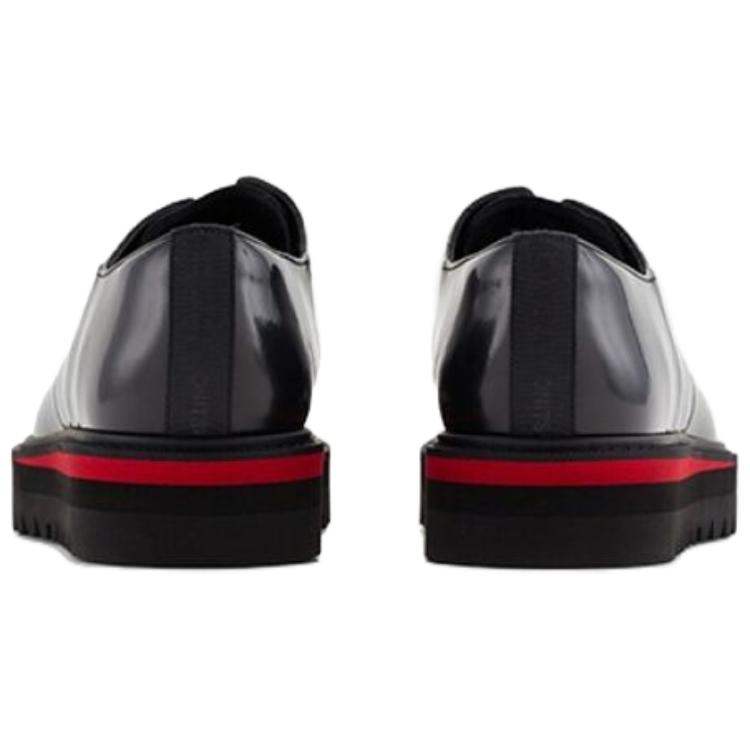 ONITSUKA TIGER Tiger Derby Slip Resistant Shock Absorbing Low Top Skate Shoes Unisex Sneaker Black Red 1181A378-005