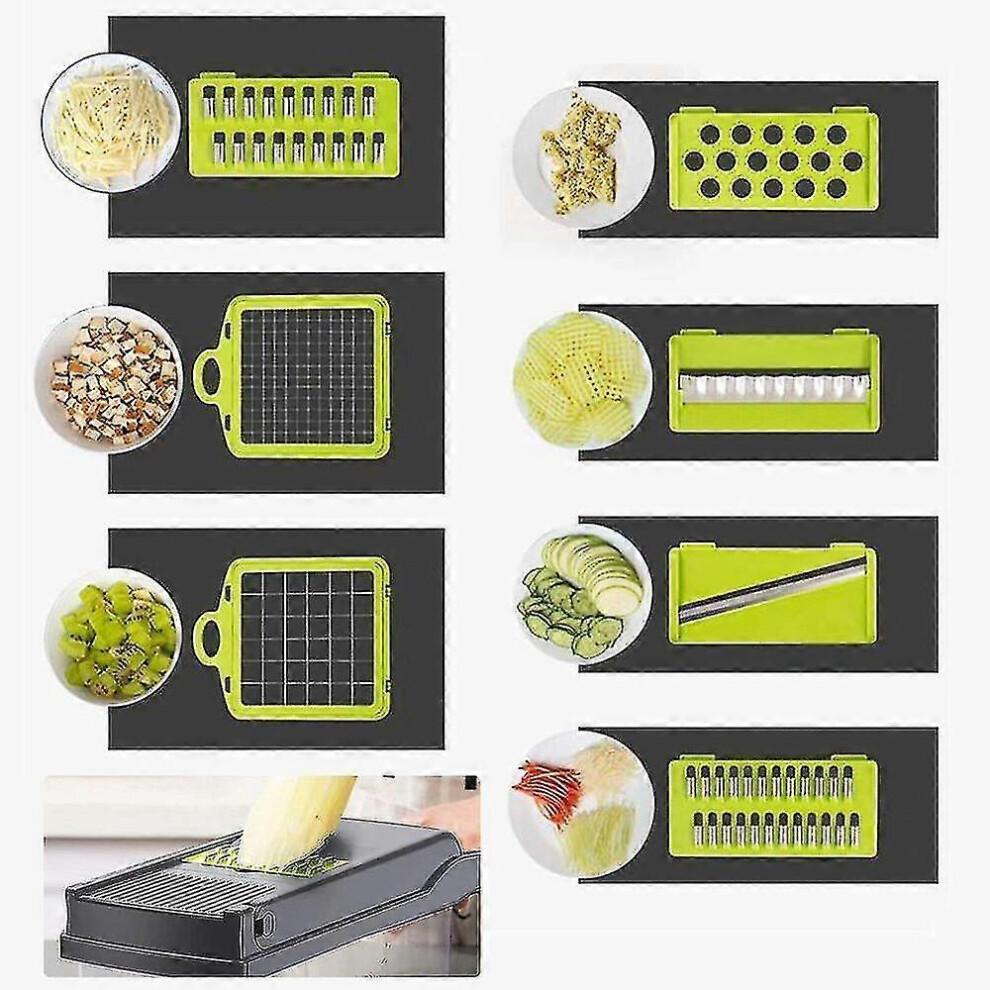 15 In 1 Vegetable Chopper Salad Fruit Mandolin Slicer Food Dicer Cutter Peeler Z