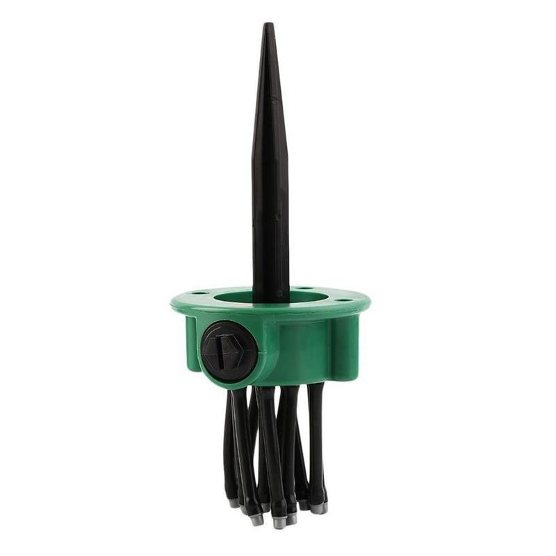 360° Flexible 12 Tubes Garden Yard Lawn Water Sprinkler Watering Sprayer System