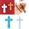 Cross Silicone Resin Mold Epoxy Resin Molds Crucifix Casting Mold for Necklace Pendant Jewelry DIY Crafts Keychain Mold