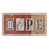 Text Signs Welcome Love Family Warm-Hearted Word Metal Plate Car License Tin Sign Wall Pin Up Tin Sign Retro Craft Iron Painting