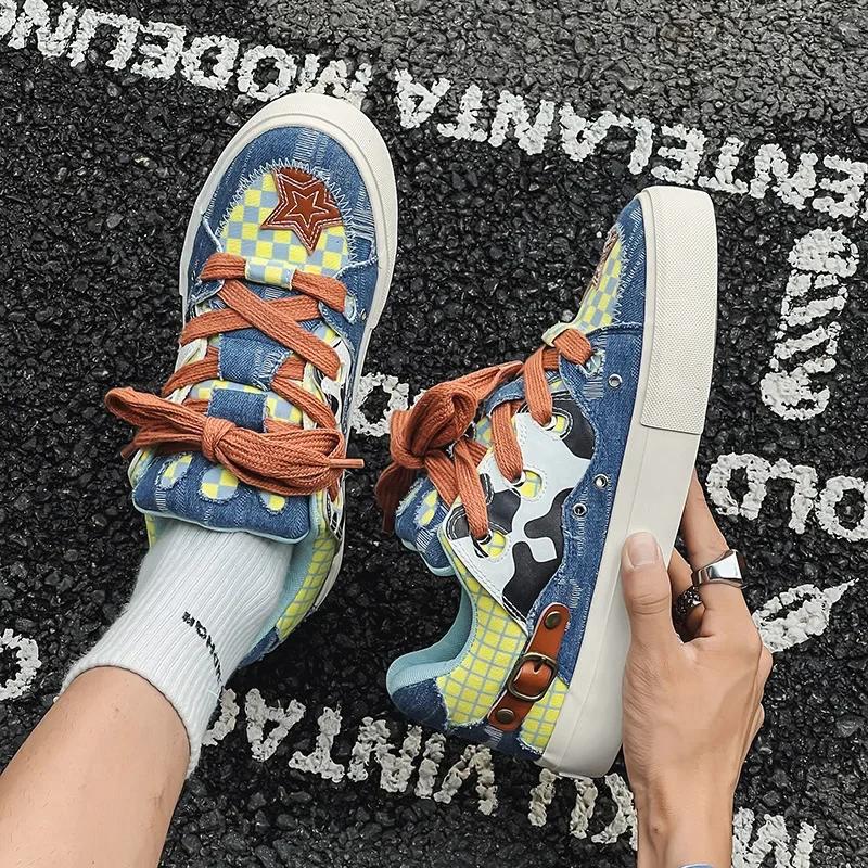 

Модная мужская обувь Универсальные повседневные кроссовки Дышащие кроссовки Дизайнерская обувь для скейтборда Модная обувь для хлеба Zapatillas De Deporte 40