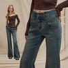 Women's Winter Fleece-Lined Stretchy Straight-Leg Denim Jeans