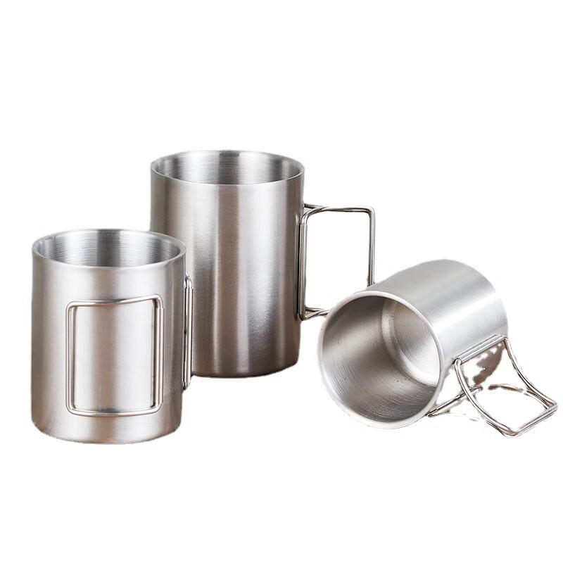 Shangqi Outdoor Camping Stainless Steel Mug Set