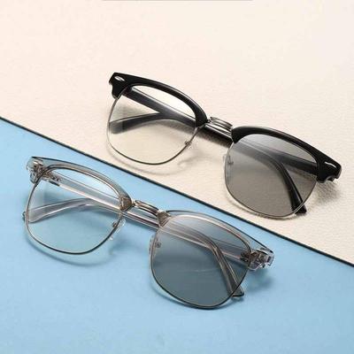 Occhiali da sole fotocromatici classici retrò Rice Nail Square Glasses Occhiali da guida