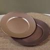Round Shape Copper Snack Tray,Retro Engraving Luster Hammer Texture Home Food 28 Cm Plate,Cheese Fruit Disc Table Decorationk