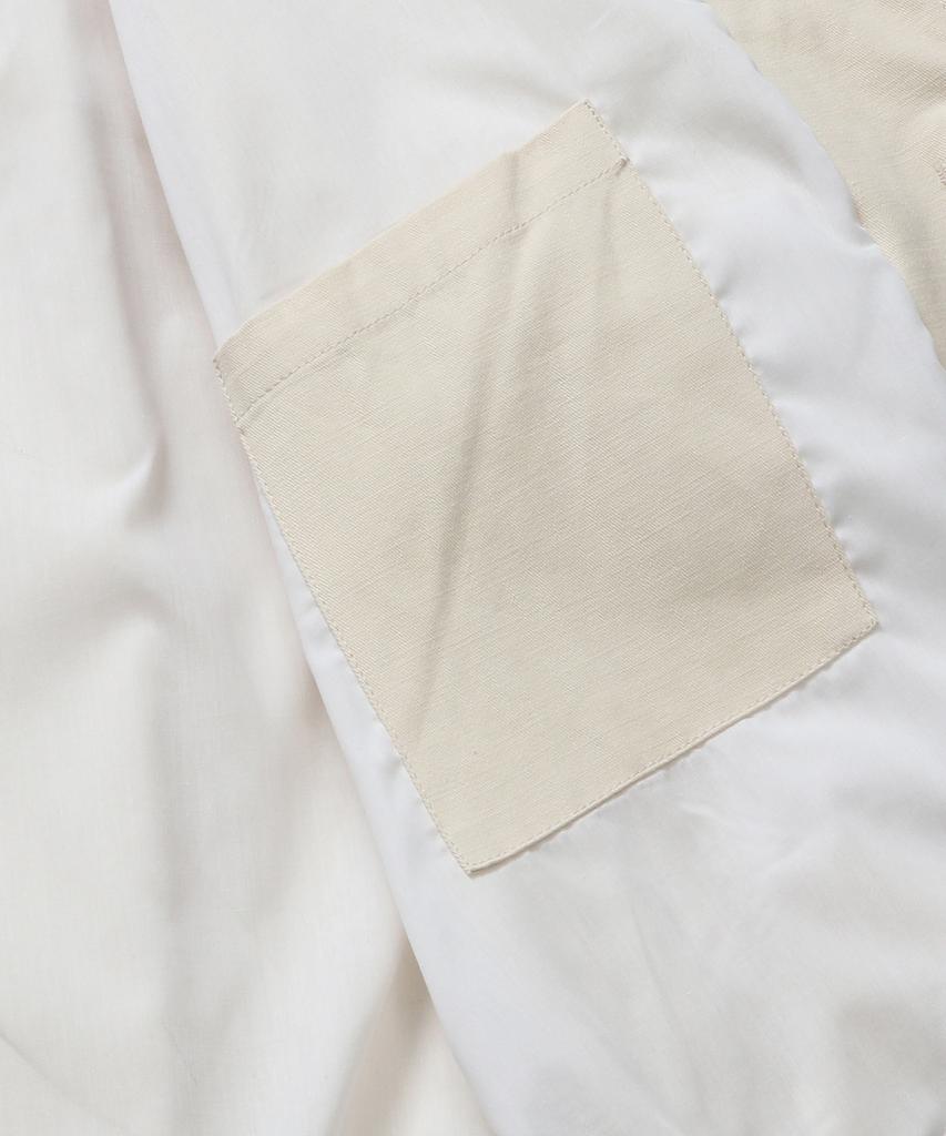 Connect Kinloch Crop Cotton Blouson Jacket (Ivory)