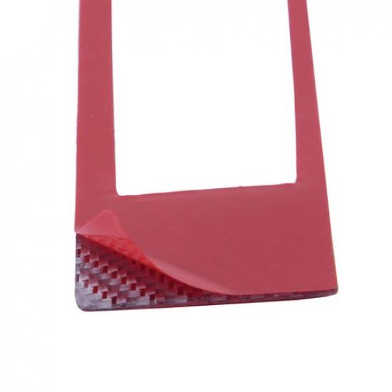 Red Center Console Frame Cover Carbon Fiber For Subaru BRZ Toyota 86 2013-2017