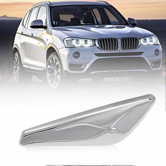 Kotflügel-Emblem Rechts Chromleiste für 2015-2017 X3 BMW F25 X4 F26