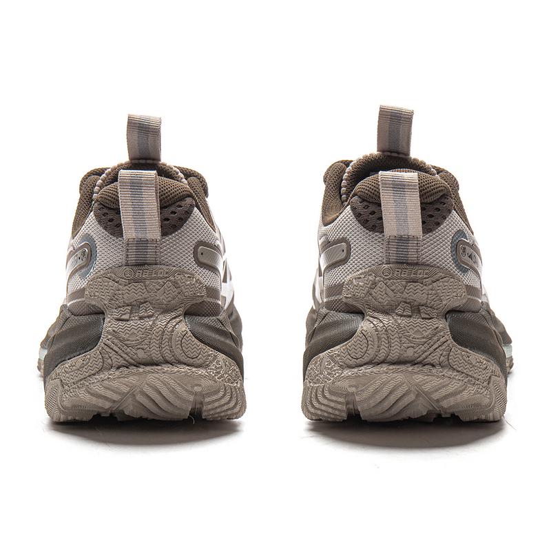 Li Ning CF Su Yi Jie 2 Outdoor-Sportarten Stoßdämpfend Reflektierend Rebound Low Top Wanderschuhe Unisex Wanderschuhe Braun AHTV039-4