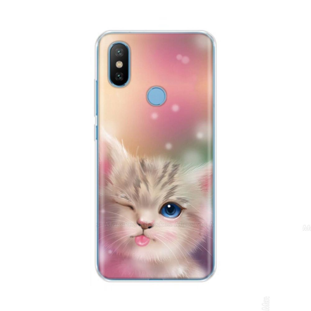 For Xiaomi Mi A2 Case Cover for Xiaomi Mi A2 Lite Transparent TPU Silicone Phone Case on Xiomi MiA2 MiA Mi A 2 lite Fundas Coque
