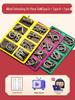 24-Piece Kongming Interlocking Rings Puzzle Set for Children - Fun Disentanglement Challenge