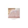 Nissen Fluffy Mixed Shaggy Toiletries 2-Piece Set, Brown, Lightweight Type, Standard Mat,