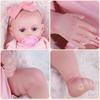 ROERHE Reborn Baby Vinyl Baby Realistic Cloth Perfect for Parenting Doll Therapy Doll, Doll, Girl, Body, 45cm, Newborn, Practice, Gift,