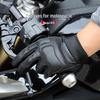 All-Season Windproof Touchscreen Motorcycle Gloves - Unisex, Full Finger, Anti-Fall Design