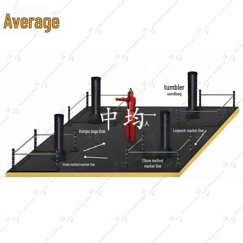 Zhongjun Fighting Skills Training & Assessment Tumbler Punching Bag