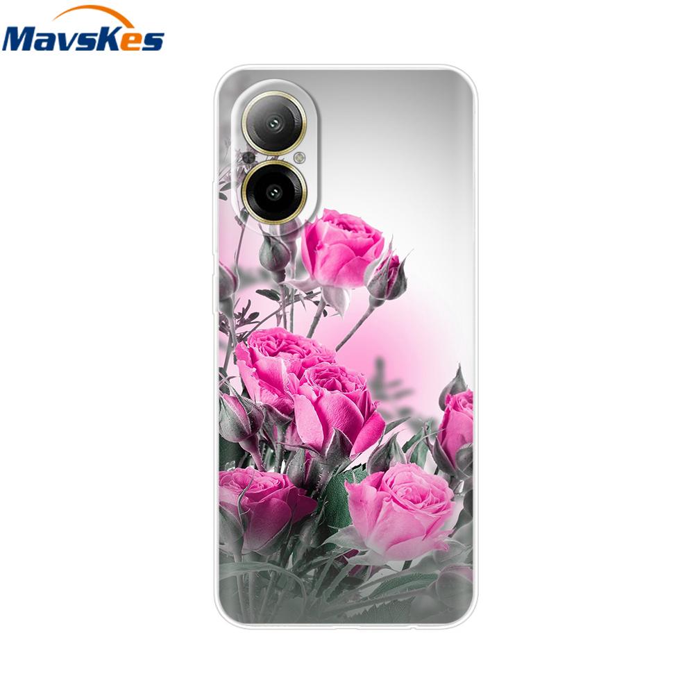Für Realme C67 4G Hülle RealmeC67 C 67 4G RMX3890 Niedliche Weiche Klare Silikon Handyhüllen Für Realme C67 4G Schutzhülle Capa