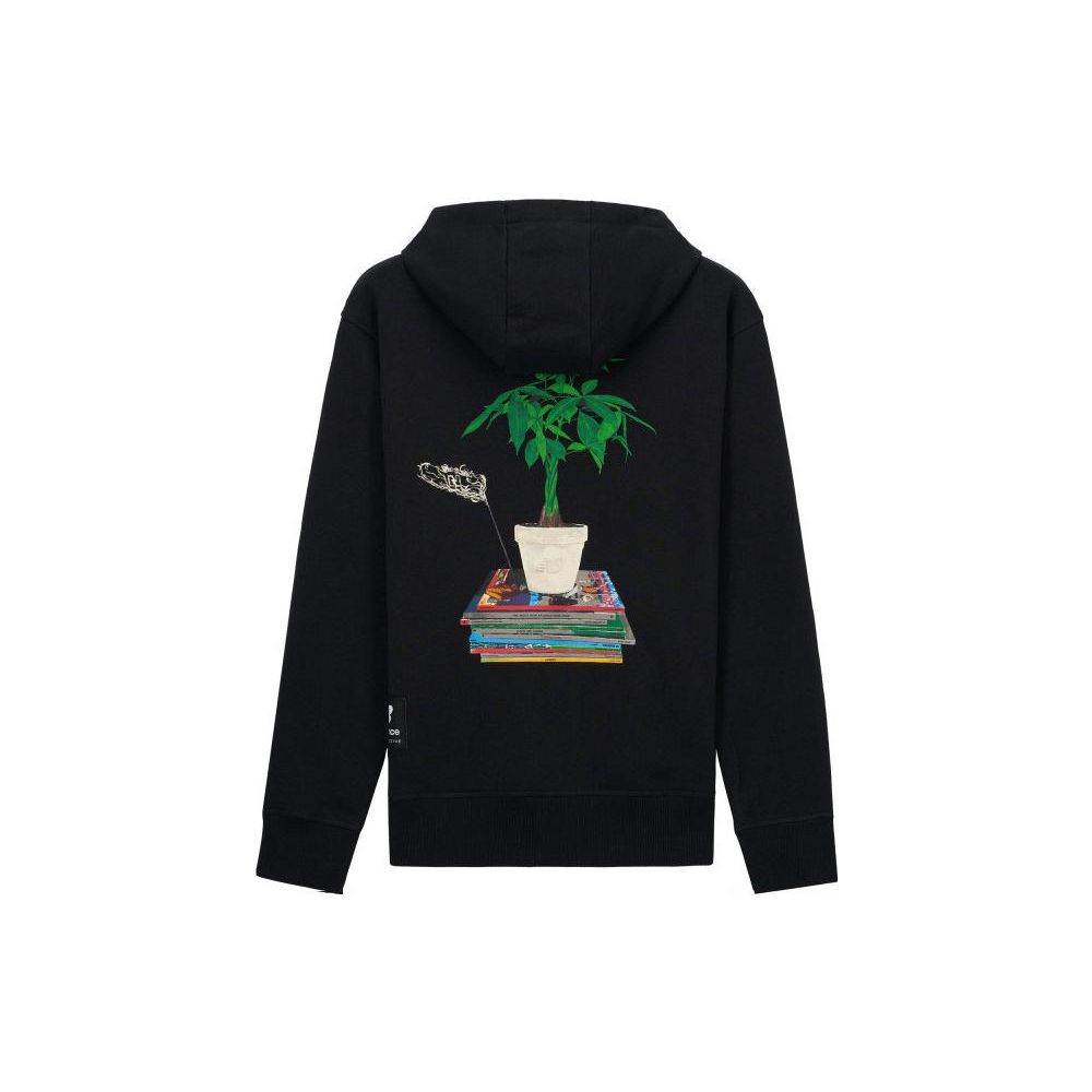 

New Balance Графический принт Спортивная повседневная толстовка с капюшоном Мужская верхняя одежда Черный MT33564-BK