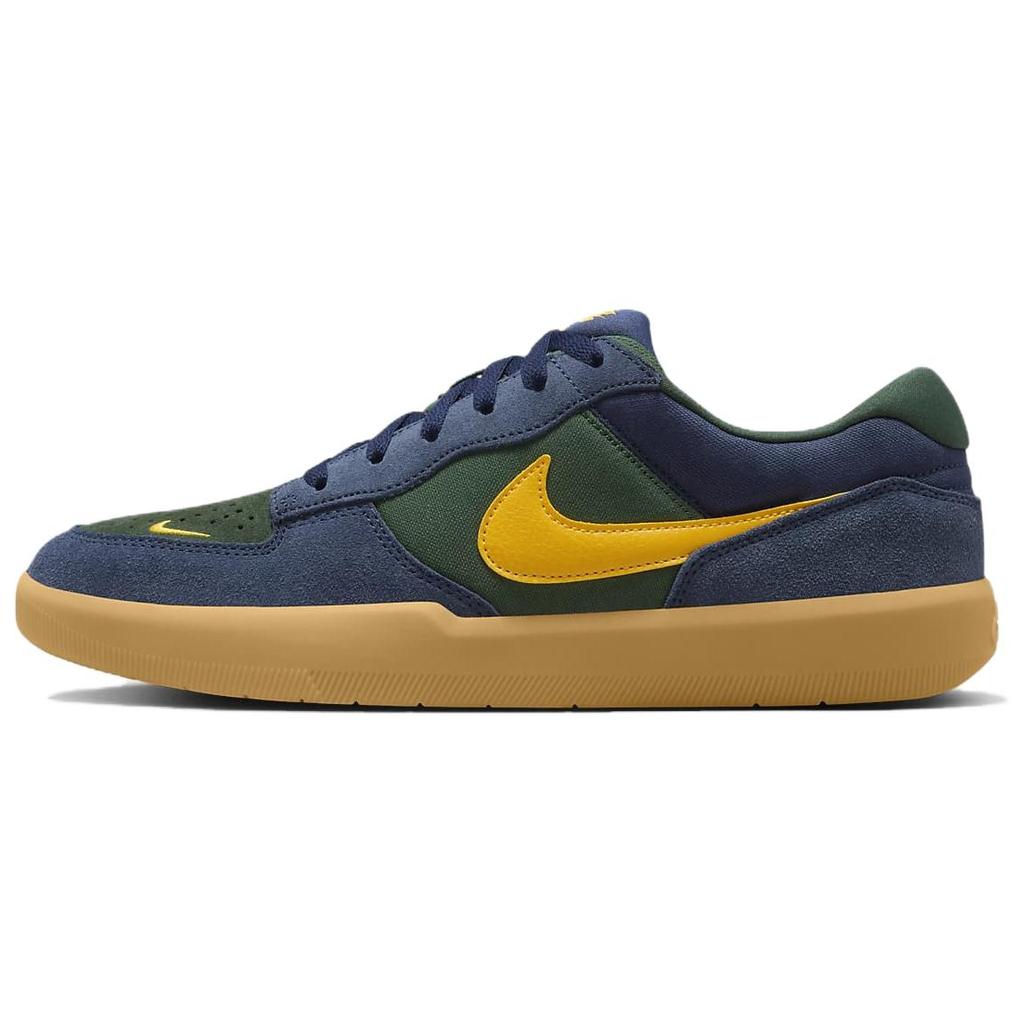 Nike Force 58 SB Midnight Navy Fir Unisex Sneakers Blå Gummi-Lys Brun University-Gull DV5477-402