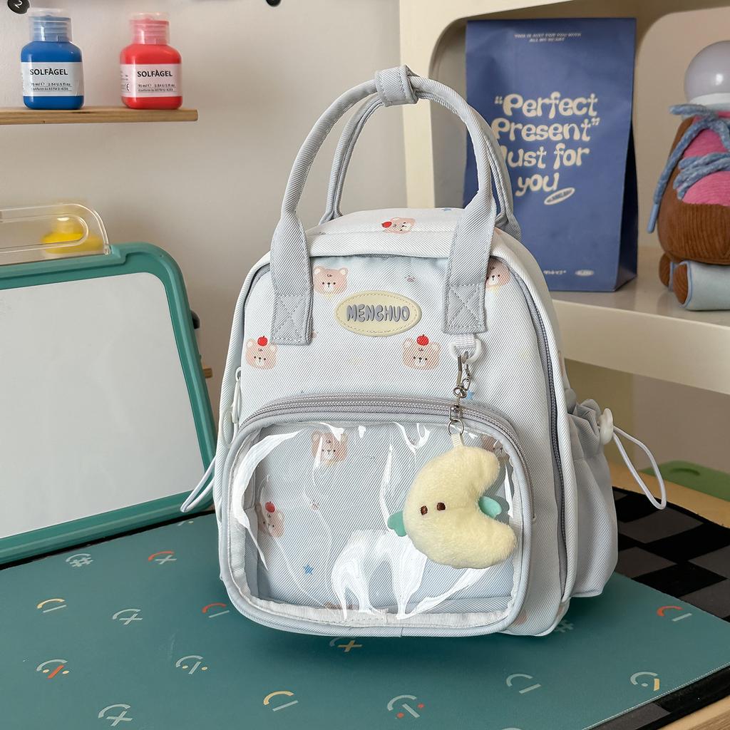 Schoolbag high value Japanese pain bag ins wind large capacity backpack girl travel small backpack multi-functional messenger bag tide