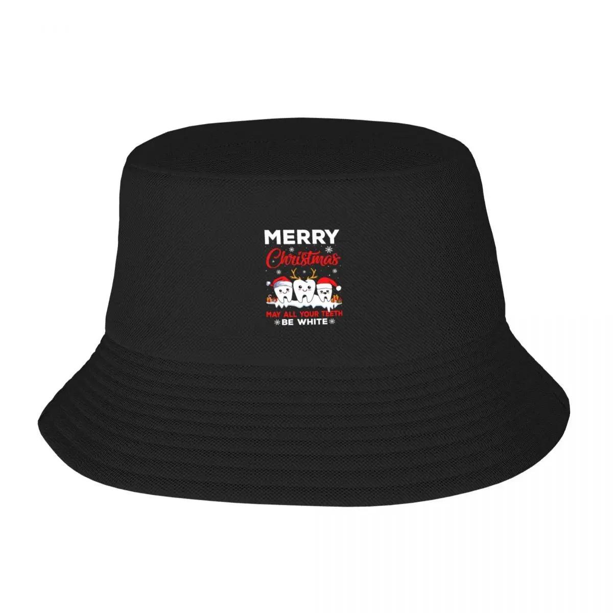 New Cute Christmas Teeth Drawing Christmas Dental Bucket Hat Anime Hat Hats Baseball Cap Luxury Cap Anime Hats Women Unisex