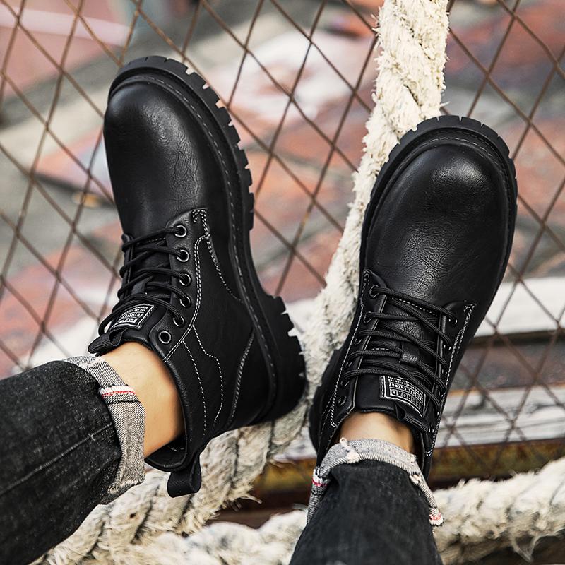 Модная мужская обувь из кожи — фото 7