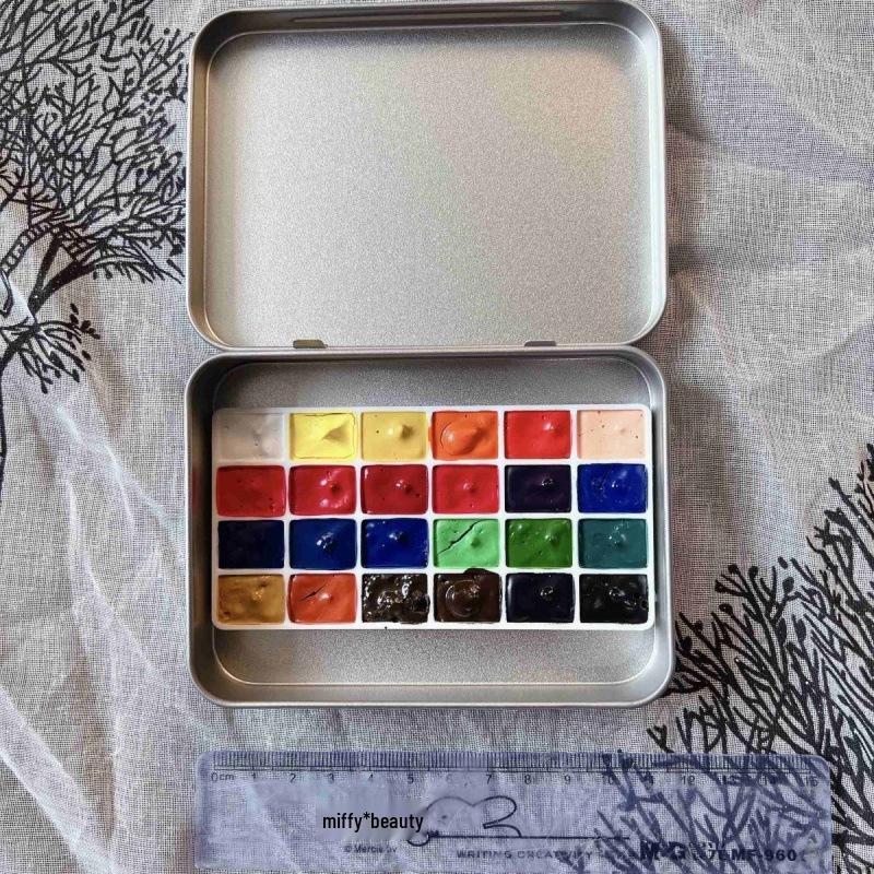 Portable Watercolor Paint Set for Art & Nail Art - Free Shipping