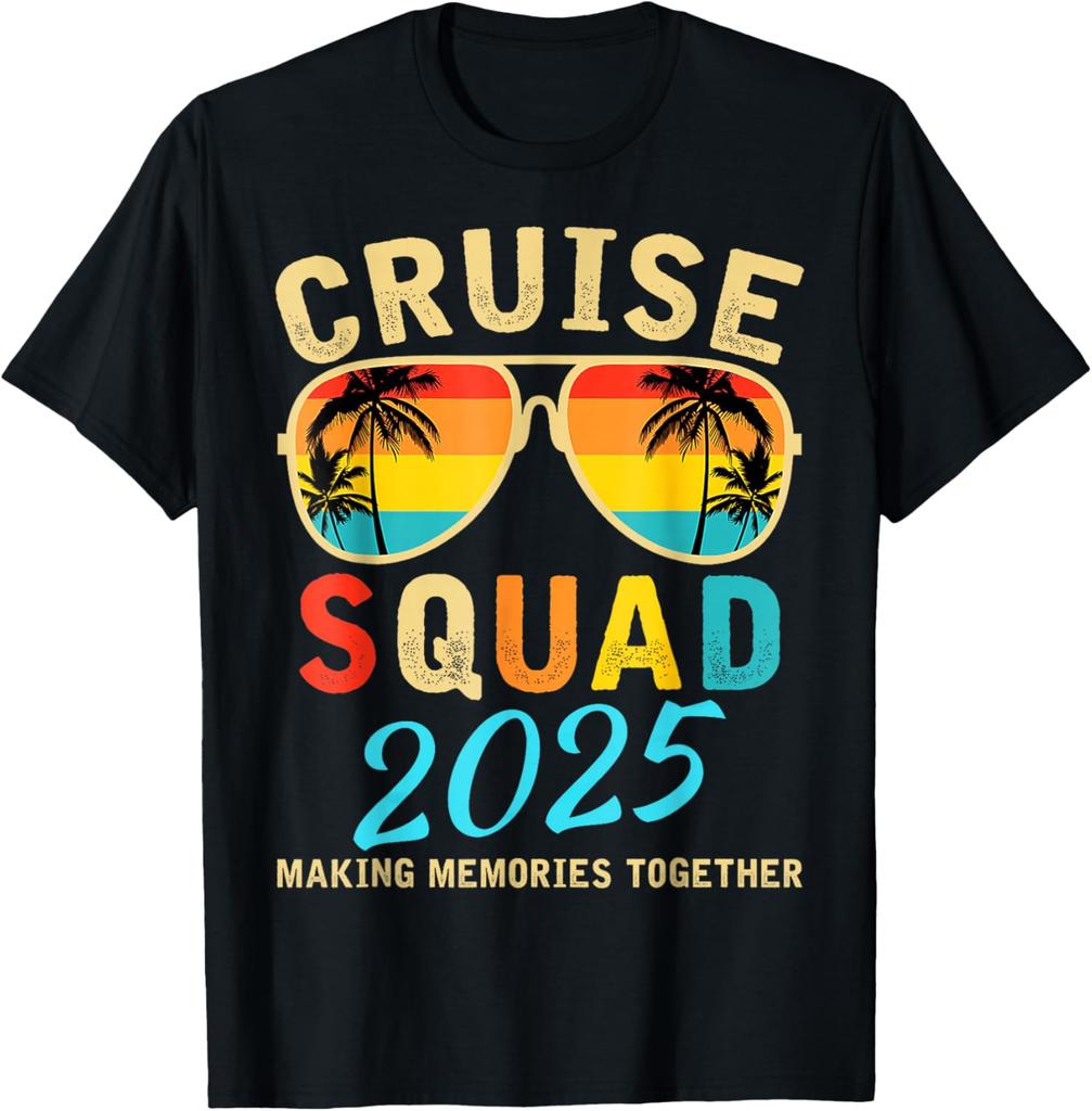 Cruise Squad 2025 Summer Vacation Matching Family Group T-Shirt