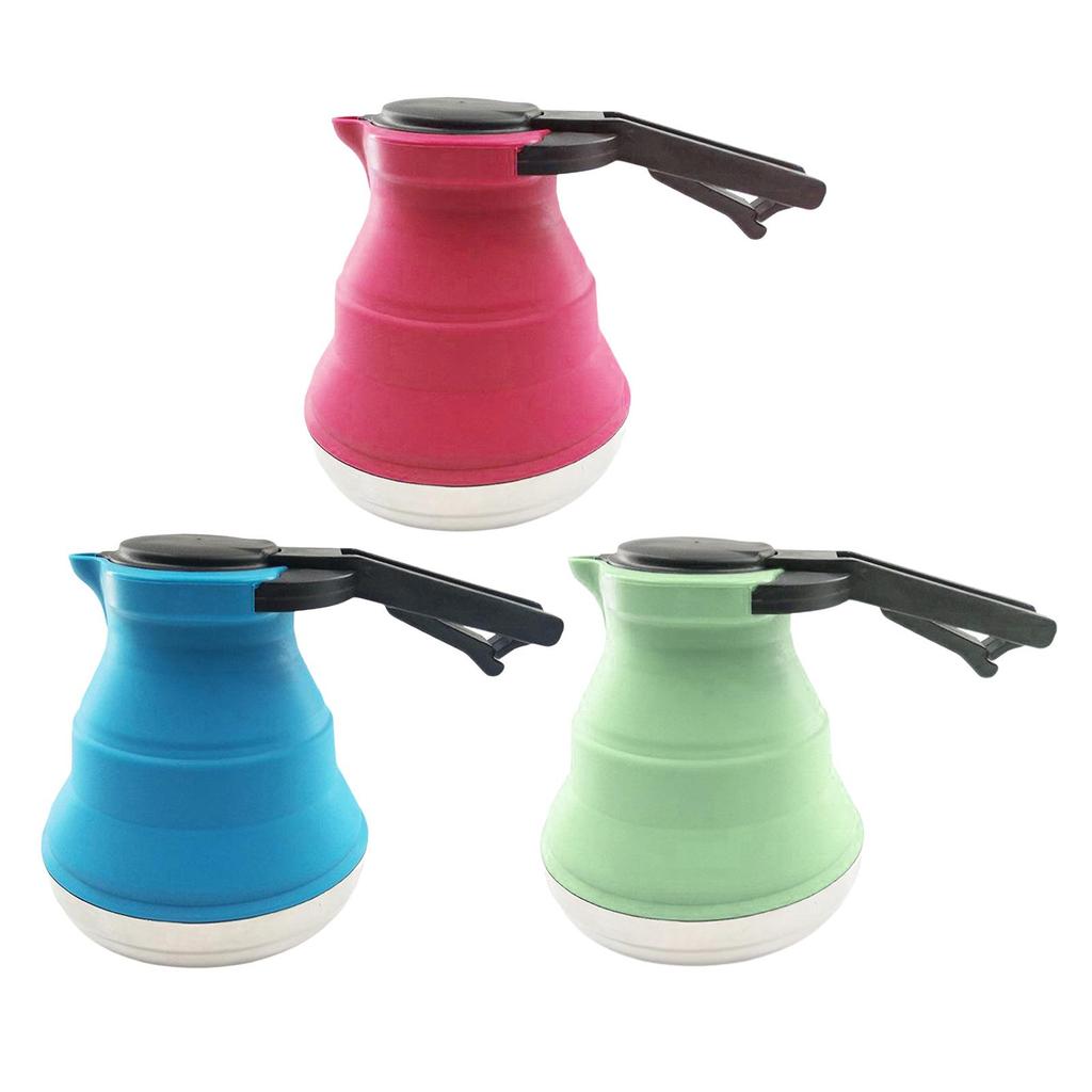 Silicone Travel Foldable Collapsible Kettle Boiler Pots