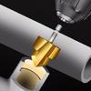 Water Pipe Expansion Drill Bits 6.35mm Hexagonal Shank Step Drill Bit Punching Tool For Plumber Repair Power Tool