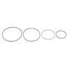 Pack of 4 Black Rubber Radio Belt Drive Belts for M-9990 M-9994 M-9994K