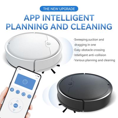 Super Quiet Sweeping Robot Vacuum Cleaner Smart Household App Remote Control Intelligent Sweeping Dragging Home Office