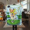 Marsupilami Flannel Blanket, High Quality Comfortable for All Seasons, Home Decor, Warmth and Comfort