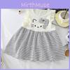 Childrens Cartoon Print Summer Dress With Cotton Material For Girl Teenagers