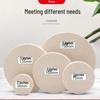 Red Flocked Self-Adhesive Wool Polishing Disc for Stainless Steel, Mirror, Jade, and Glass Surfaces